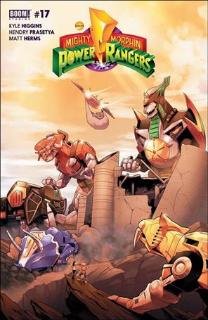 Mighty Morphin Power Rangers issue 17 Jamal Campbell Cover