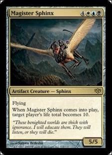 Magic the Gathering: Conflux (Base Set) card 116 Magister Sphinx