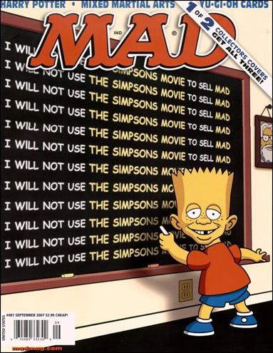 MAD (1955) issue 481-B Chalkboard Cover