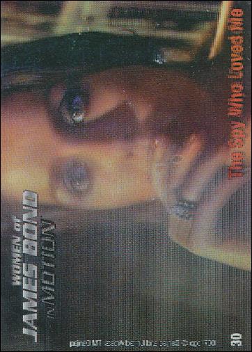 Women of James Bond in Motion (Base Set) card 30 The Spy Who Loved Me - Anya Amasova