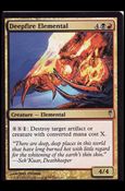 Magic the Gathering: Coldsnap (Base Set) card 127 Deepfire Elemental