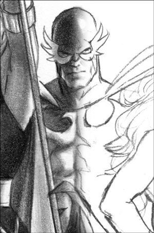 One World Under Doom issue 4-H Alex Ross Timeless B&W Virgin 1:100 Cover