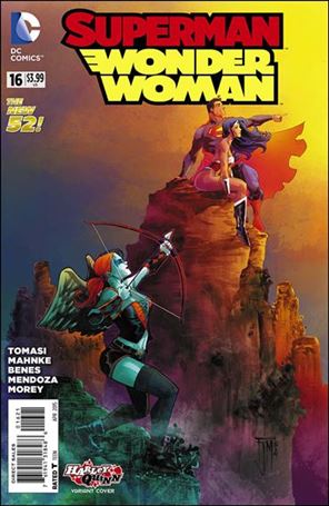Superman/Wonder Woman issue 16-D Francis Manapul Harley Quinn Cover