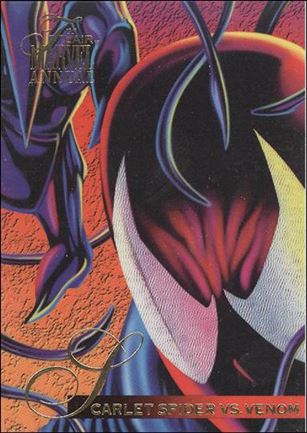Marvel Annual Flair '95 (Base Set) card 65 Scarlet Spider vs. Venom