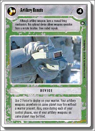 Star Wars: Hoth Revised (Base Set) card 109 Artillery Remote