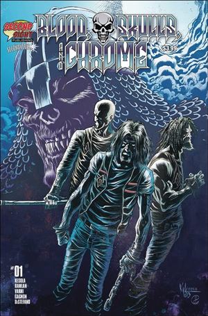 Blood, Skulls, and Chrome issue 1-B Kyle Hotz 1:5 Cover