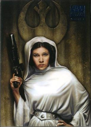 Star Wars Galaxy: Series 4 (Base Set) card 3 Leia Organa