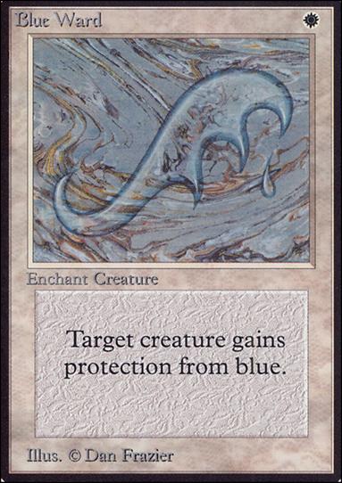 Magic the Gathering: Limited Edition Alpha (Base Set) card 8 Blue Ward