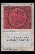 Magic the Gathering: Limited Edition Alpha (Base Set) card 33 Red Ward