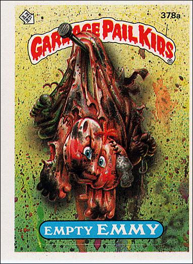 Garbage Pail Kids: Series 09 (Base Set) card 378a Empty Emmy