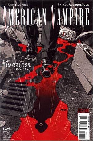 American Vampire issue 29-B Dave Johnson 1:10 Cover