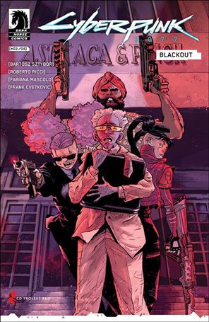 Cyberpunk 2077: Blackout issue 3-B Max Fiumara Cover
