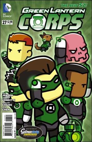 Green Lantern Corps (2011) issue 27-B Jon Katz 1:25 Scribblenauts Cover