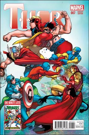 Thor (2014) issue 7-B Pasqual Ferry 1:15 Avengers Cover