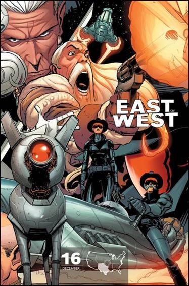 East of West issue 16-C Nick Dragotta Interconnecting Cover (Texas)