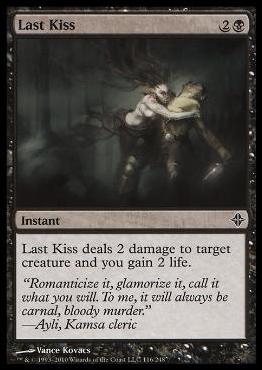 Magic the Gathering: Rise of the Eldrazi (Base Set) card 116 Last Kiss