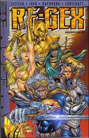 Regex issue 1-B Rob Liefeld "Blue" Team Cover