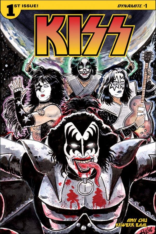 Kiss (2016) issue 1-W Exclusive Twilight Zone by Sean Gorman Cover