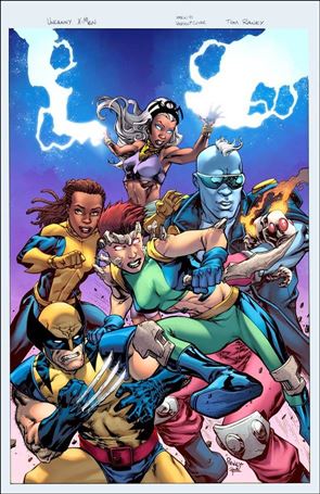 Fantastic Four (2018) issue 4-C Tom Raney X-Men Cover