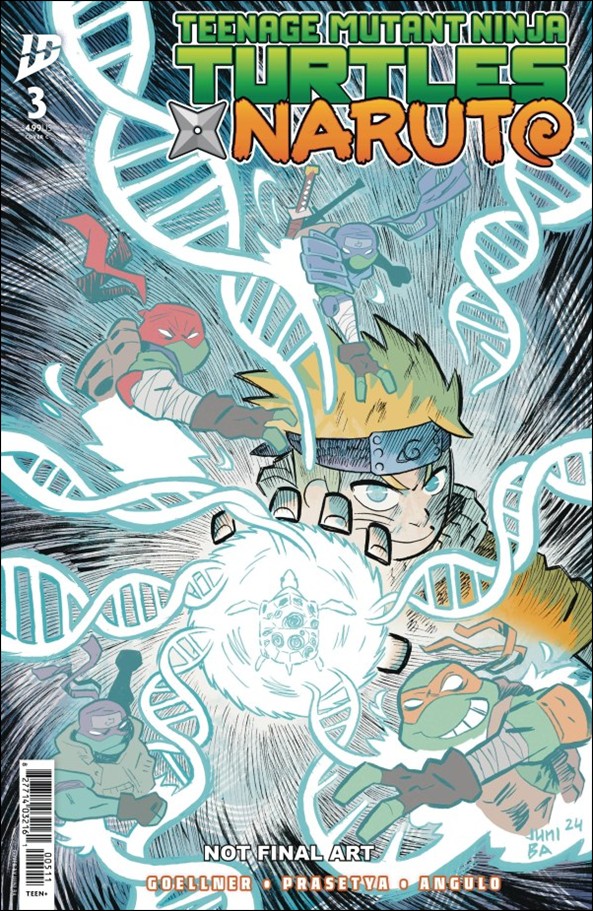 Teenage Mutant Ninja Turtles x Naruto issue 3-C Juni Ba Cover