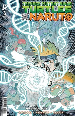 Teenage Mutant Ninja Turtles x Naruto issue 3-C Juni Ba Cover