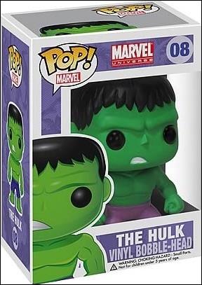 POP! Marvel figure 08 The Hulk