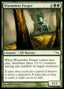 Magic the Gathering: Mirrodin (Base Set) card 140 Wurmskin Forger