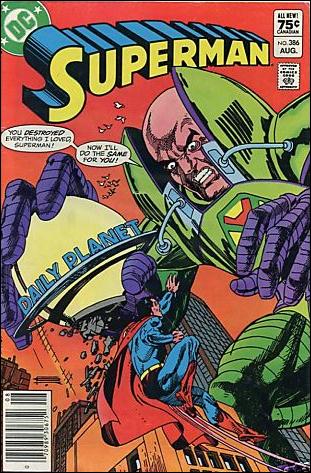 Superman (1939) issue 386-B Canadian Price Cover