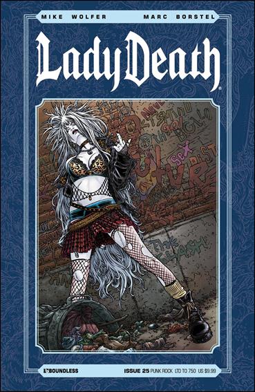 Lady Death (2010) issue 25-GE Punk Rock Cover 1/750