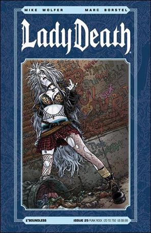 Lady Death (2010) issue 25-GE Punk Rock Cover 1/750