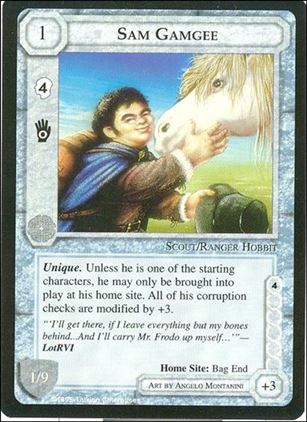 Middle-Earth: The Wizards (Base Set) card 376 Sam Gamgee