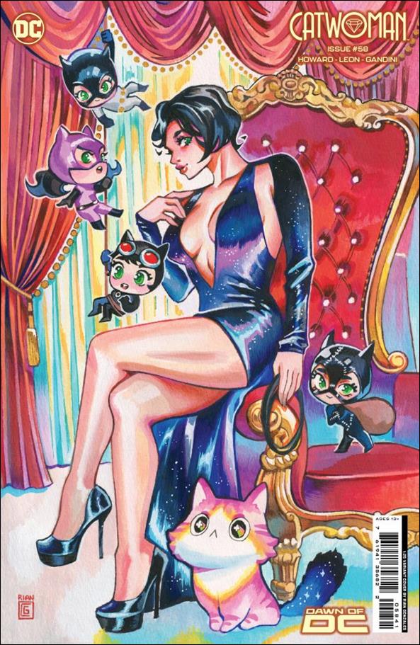 Catwoman (2018) issue 58-E Rian Gonzales 1:25 Cardstock Cover