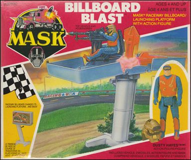M.A.S.K.  (Vehicle and Figure Sets) figure 19 Billboard Blast (w/ Dusty Hayes)