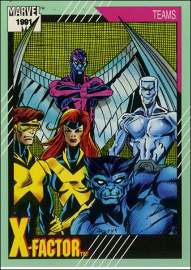 Marvel Universe: Series 2 (Base Set) card 154 X-Factor