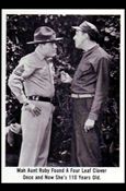 Gomer Pyle (Base Set) card 35 Mah Aunt Ruby Found a Four Leaf Clover Once And 