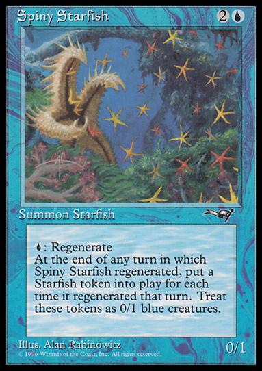 Magic the Gathering: Alliances (Base Set) card 35 Spiny Starfish