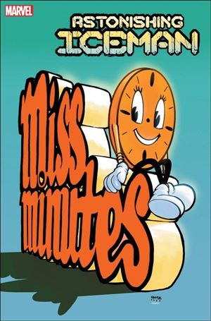 Astonishing Iceman issue 1-C Humberto Ramos Miss Minutes Cover