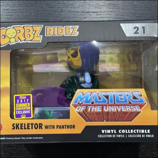 Dorbz Ridez figure 21 Skeletor with Panthor (Summer Convention)