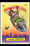 Garbage Pail Kids: Series 04 (Base Set) card 151a Losing Faith