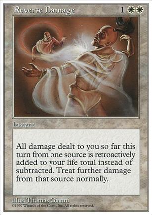 Magic the Gathering: 5th Edition (Base Set) card 55 Reverse Damage