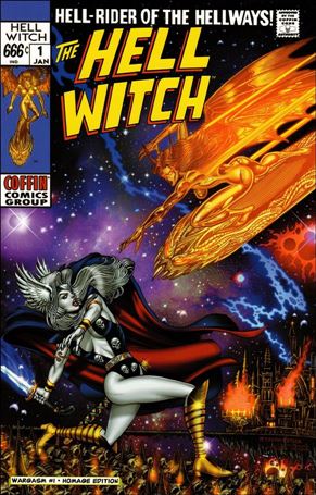 Hellwitch vs. Lady Death: Wargasm issue 1-E Steven Butler Homage Cover