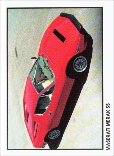 Sports Cars (1989)  (Base Set) card 26 Maserati Merak SS