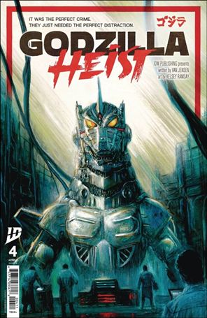 Godzilla: Heist issue 4.00 Bob Eggleton Cover