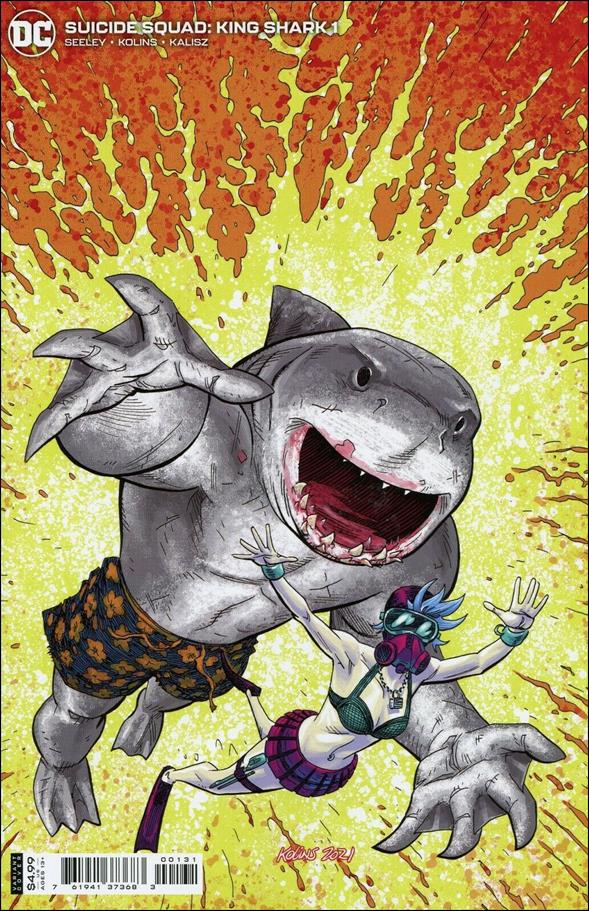 Suicide Squad: King Shark issue 1-C Scott Kolins 1:25 Cardstock Cover