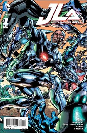 Justice League of America (2015) issue 1-H Bryan Hitch Cyborg Cover