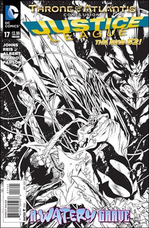 Justice League (2011) issue 17-E Ivan Reis 1:100 Sketch Cover