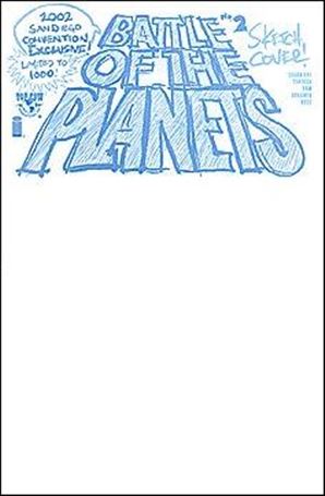 Battle of the Planets (2002) issue 2-C San Diego Comic-Con Blank/Sketch Cover 1/1000
