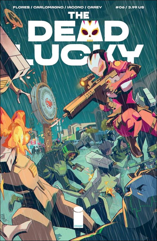 Dead Lucky issue 6 French Carlomagno Cover
