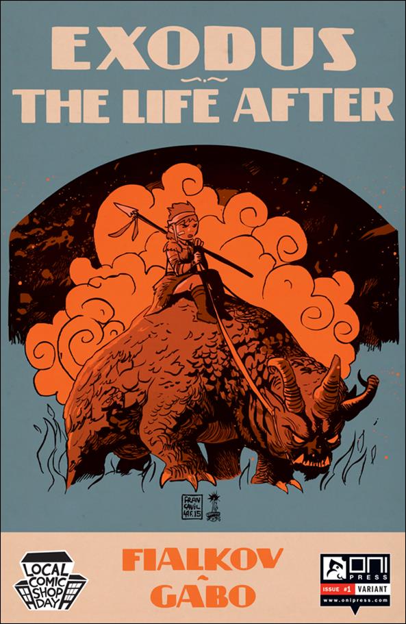 Exodus: The Life After issue 1-B Francesco Francavilla Local Comic Shop Day Cover