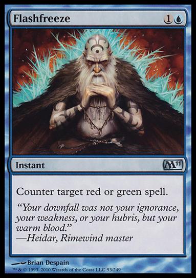 Magic the Gathering: 2011 Core Set (Base Set) card 53 Flashfreeze